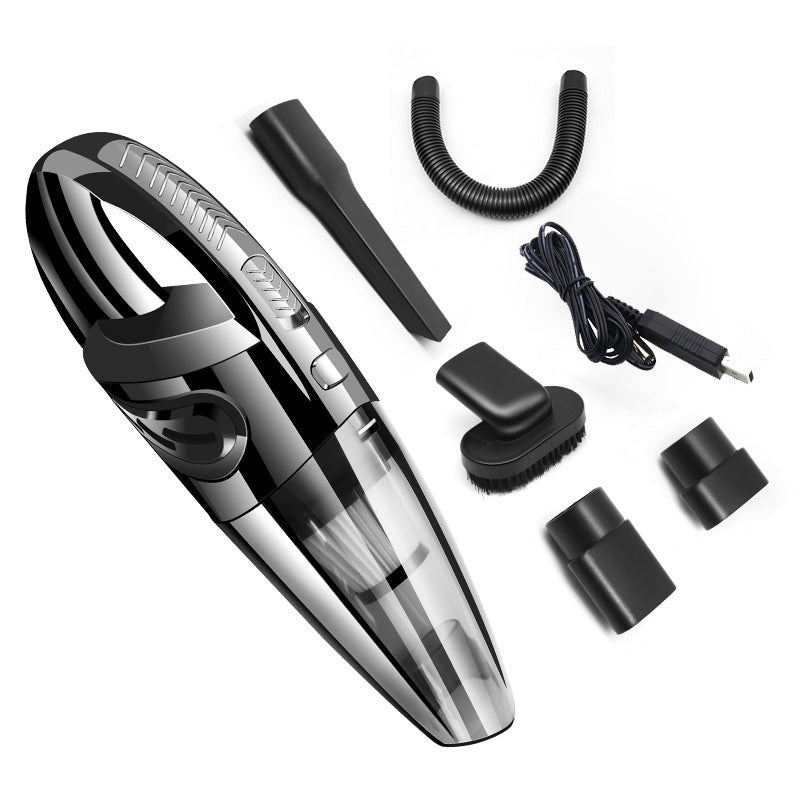 Mini Aspiradora de Mano para Auto – 120W, Batería 2000mAh, Alta Velocidad 31000rpm